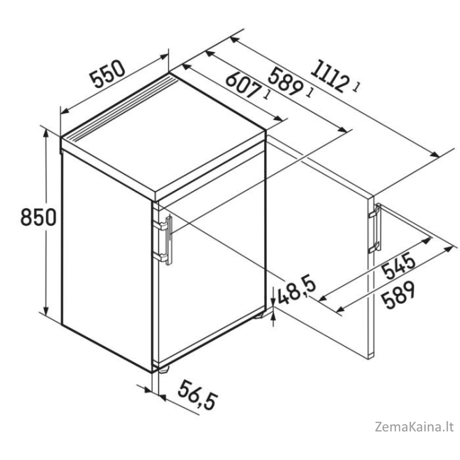 Šaldytuvas Liebherr Rc 1400 Pure 3