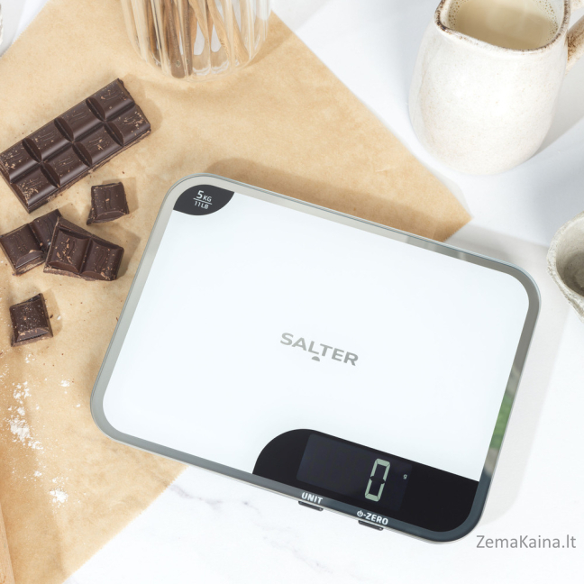 Salter 1064 WHDR Mini-Max 5kg Digital Kitchen Scale - White 4