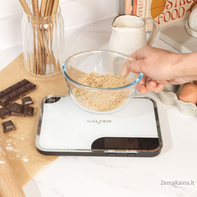 Salter 1064 WHDR Mini-Max 5kg Digital Kitchen Scale - White 3