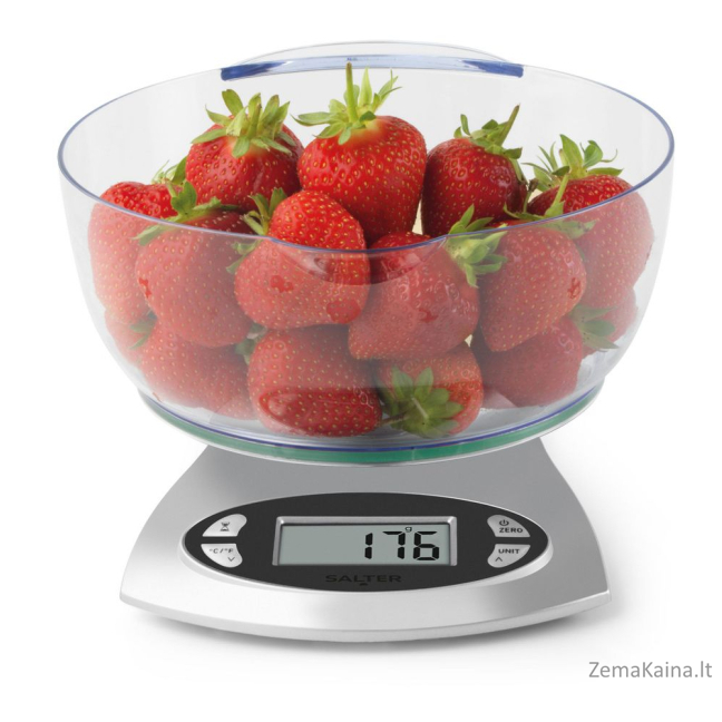 Salter 1069 SVDR 5KG Electronic Kitchen Scale - Silver 2