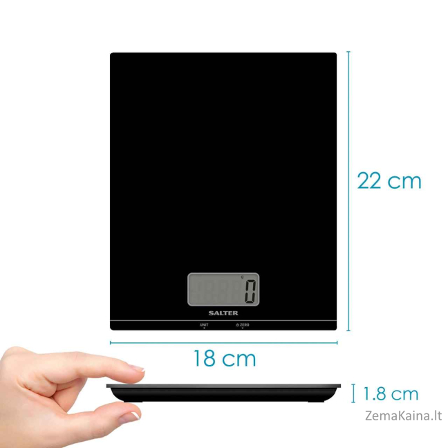 Salter 1172 BKDR Large Platform Digital Kitchen Scale 7