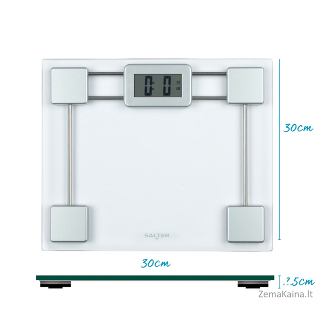 Salter 9081 SV3RFTE Glass Electronic Bathroom Scale 5