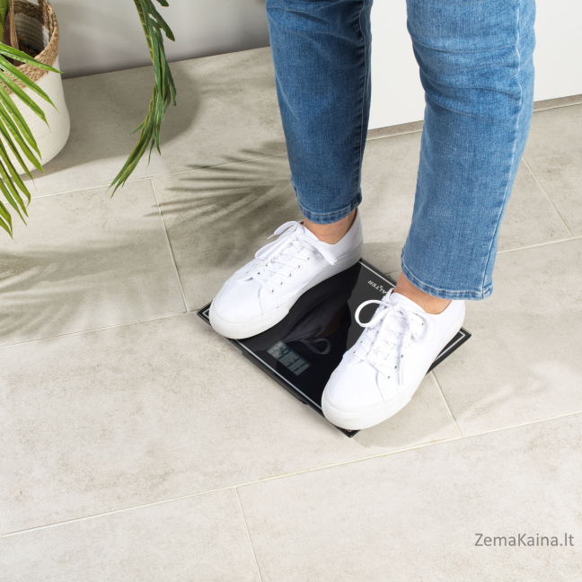Salter 9207 BCFEU12  Compact Electronic Bathroom Scale - Black 5