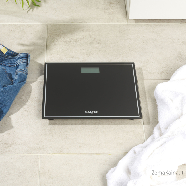 Salter 9207 BCFEU12  Compact Electronic Bathroom Scale - Black 7