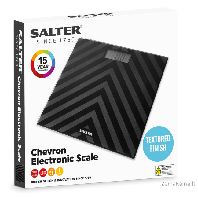 Salter SA00287 BACFEU16 Chevron Two Tone Bathroom Scale 6
