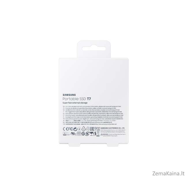 Samsung Portable SSD T7 2000 GB Pilka 11