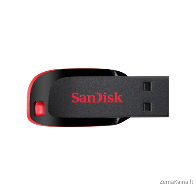 Sandisk Cruzer Blade USB atmintukas 128 GB USB A tipo 2.0 Juoda, Raudona 6
