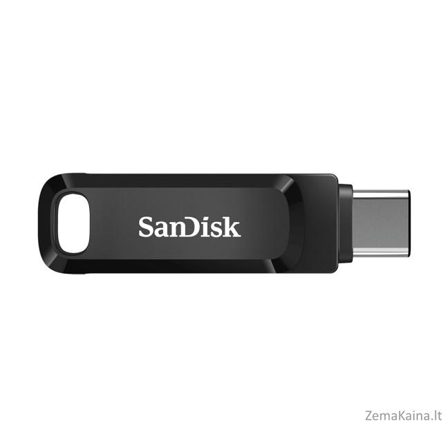 SanDisk Ultra Dual Drive USB atmintukas 128 GB USB Type-A / USB Type-C 3.2 Gen 1 (3.1 Gen 1) Juoda, Sidabras 1