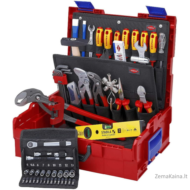 Santechninių įrankių komplektas L-BOXX 52vnt., Knipex