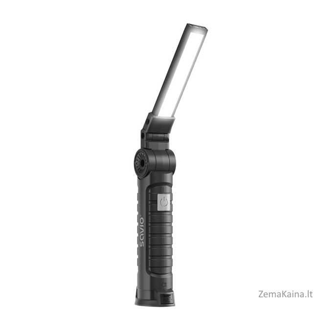 Savio FL-03 COB LED 3 W įkraunama dirbtuvių lempa, USB-C, 150 lm, besisukanti galvutė, magnetas