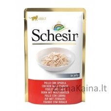 SCHESIR in jelly Chicken with seabass - šlapias kačių maistas - 85 g