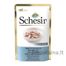 SCHESIR in jelly Tuna with hake - šlapias kačių maistas - 85 g