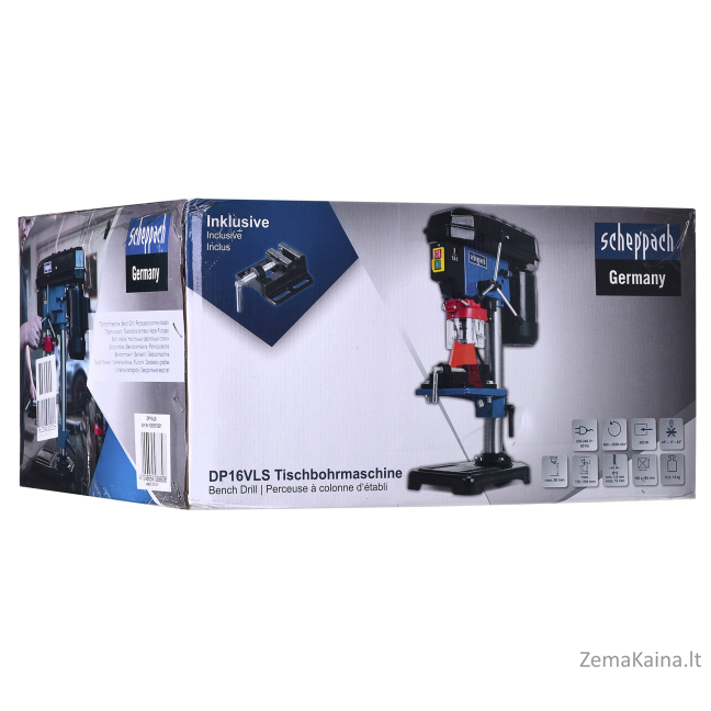 Scheppach DP16VLS gręžimo staklės 500 W 15