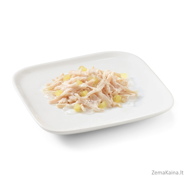 SCHESIR Chicken with pineapple in jelly - drėgnas ėdalas šunims - 150g 1