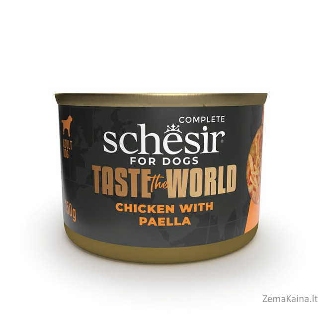 SCHESIR Taste the world Chicken paella - drėgnas ėdalas šunims - 150g