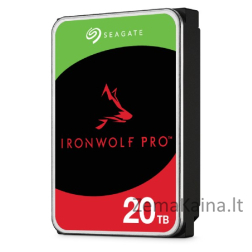 Seagate IronWolf Pro ST20000NT001 vidinis kietasis diskas 3.5" 20000 GB