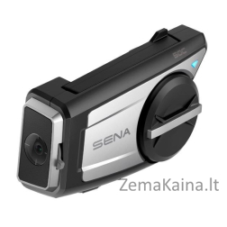 SENA 50C 50C-01 laisvų rankų įranga motociklininkams 4K kamera Bluetooth 5.0 8000 m 1 vnt. Juoda, Sidabras