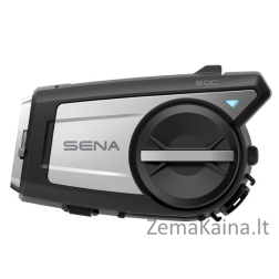 SENA 50C 50C-01 laisvų rankų įranga motociklininkams 4K kamera Bluetooth 5.0 8000 m 1 vnt. Juoda, Sidabras