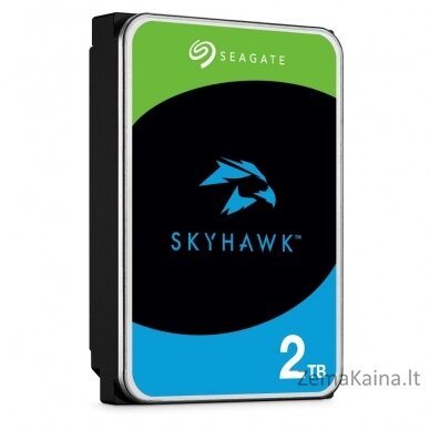 Seagate SkyHawk ST2000VX008 vidinis kietasis diskas 3.5" 2000 GB „Serial ATA III“ 2