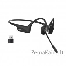 SHOKZ C110-AA-BK Ausinės be mikrofono ir ausinės su mikrofonu Laisvų rankų įranga Bevielis Ausinės su kabliukais Biuras / skambučių centras USB A tipo Bluetooth Juoda