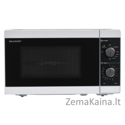 Sharp YC-MG01E-W mikrobangų krosnelė Stalviršis Mikrobangų krosnelė su kepsninės funkcija 20 L 800 W Juoda, Balta