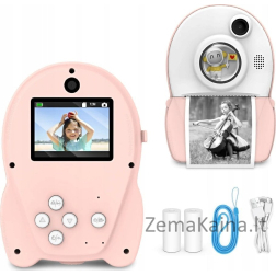 Shona skaitmeninis fotoaparatas Fotoaparatas su spausdintuvu SHONA KCP04 4FUN PINK