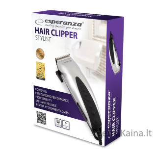 Shaver for cutting Esperanza EBC003 Stylist (silver color)