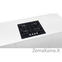 Siemens iQ300 EN6B6PB90 viryklė Juoda Įmontuoti 60 cm Dujinė 4 zone(s)