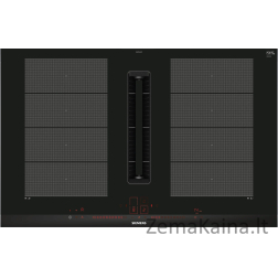 Siemens iQ700 EX875LX57E viryklė Juoda Įmontuoti 80 cm Indukcinė viryklė, padalyta į sritis 4 zone(s)