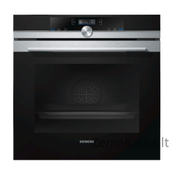 Siemens iQ700 HB632GBS1 orkaitė 71 L A+ Juoda, Nerūdijančiojo plieno