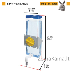 Sippy- Automatic container for rodents - large