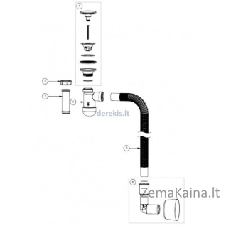Sifonas KAME AC1411