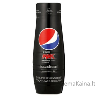 Sirupas gazuotų gėrimų gaminimo aparatui SodaStream, Pepsi Max, 440 ml