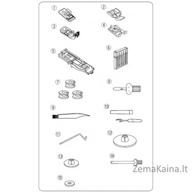 Siuvimo mašina JANOME 725S 3