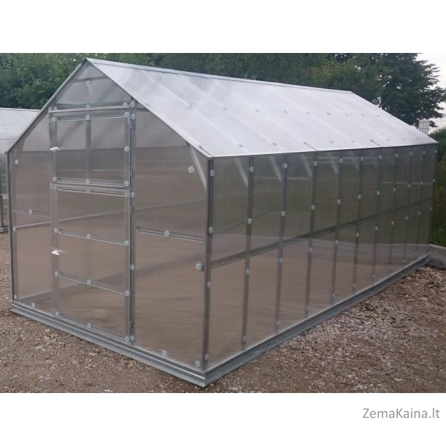 Šiltnamis KLASIKA*HOUSE 2 6 mm danga  2,35 x 2,12 m (4,98 m2) 2