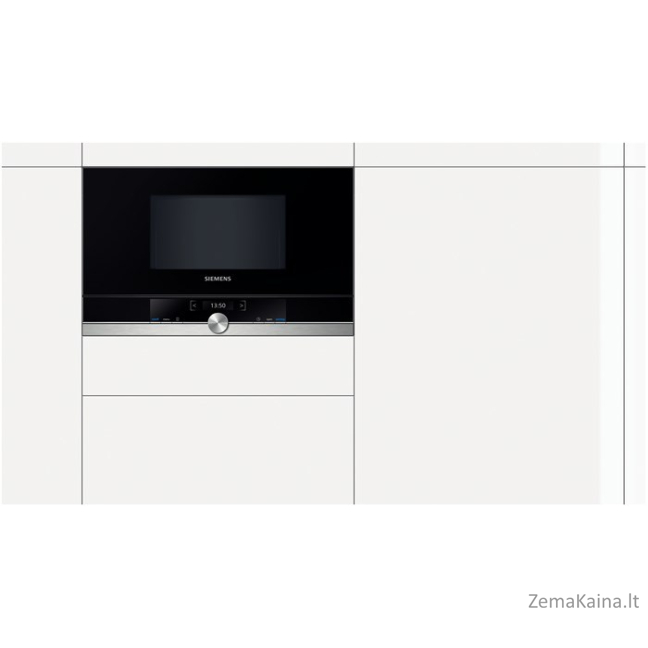 Siemens BF634LGS1 mikrobangų krosnelė Įmontuoti 21 L 900 W Juoda, Nerūdijančiojo plieno 1