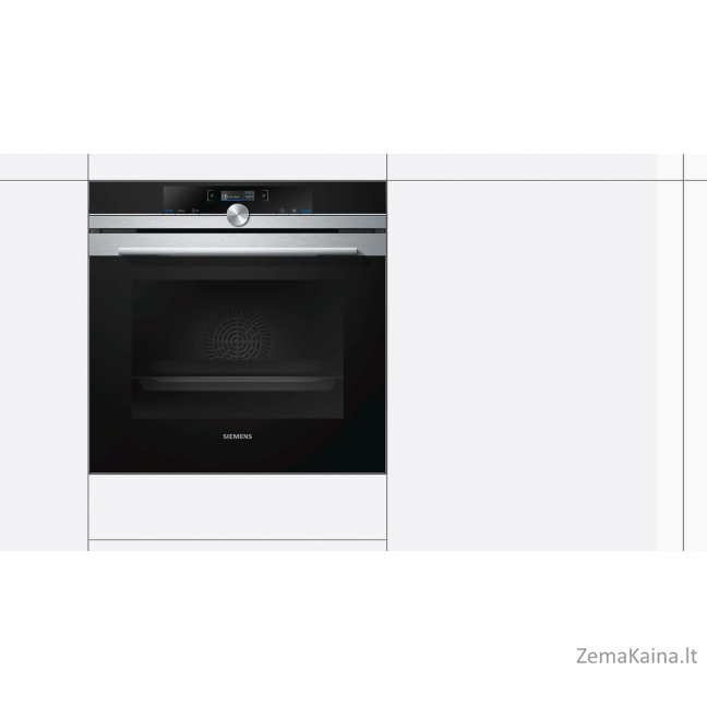 Siemens iQ700 HB632GBS1 orkaitė 71 L A+ Juoda, Nerūdijančiojo plieno 2