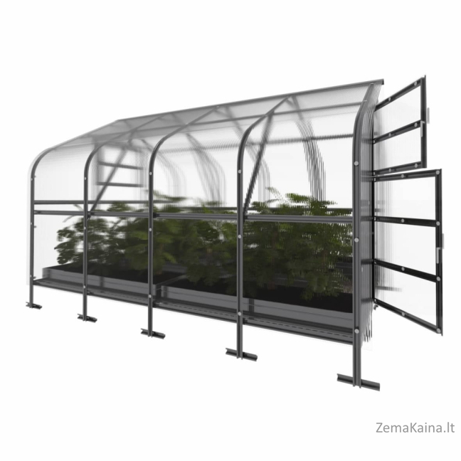 Šiltnamis KLASIKA Drop 2,5 x 10 m (25 m2)  6 mm 5