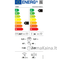 Skalbimo mašina Candy CSOW44644TWMB6-S