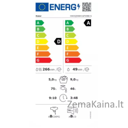 Skalbimo mašina Haier HWDQ90B416FWBB-S