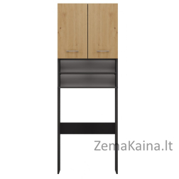 Skalbimo mašinos spintelė POLA DK 64x30xH180 antracitas/artisan