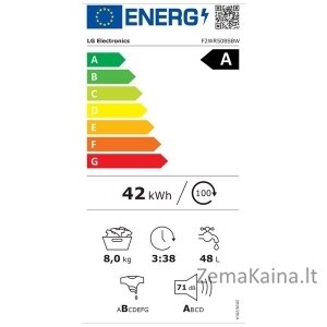 Skalbimo mašina LG F2WR508SBW 5