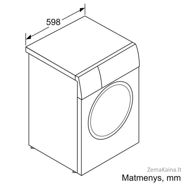 Skalbimo mašina Bosch WGB244A0SN 11