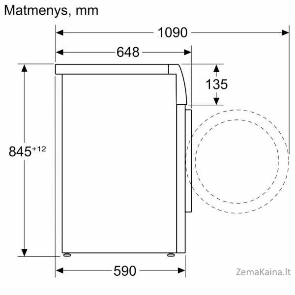 Skalbimo mašina Bosch WGB244A0SN 4
