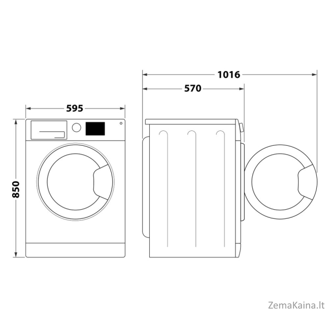 Skalbimo mašina su džiovykle Whirlpool FFWDB 964369 SV EE 11