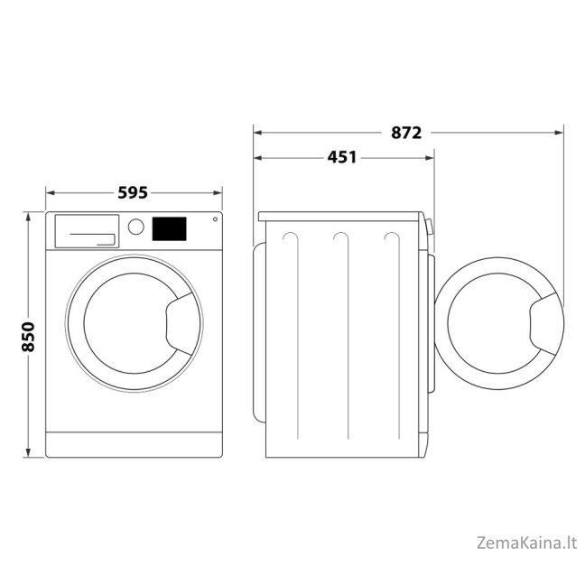 skalbimo mašina Whirlpool WRSB 7259 D EU 11