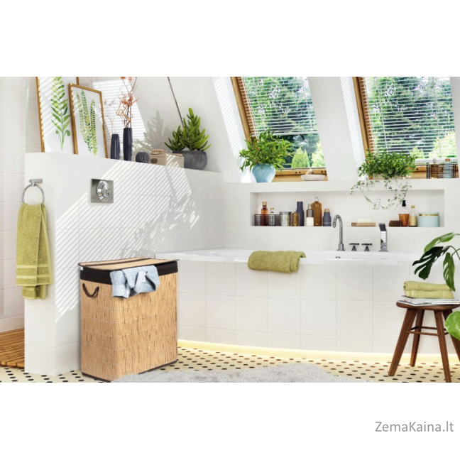 Skalbinių dėžė su pertvara G21 63555176, 150l, rotango 4