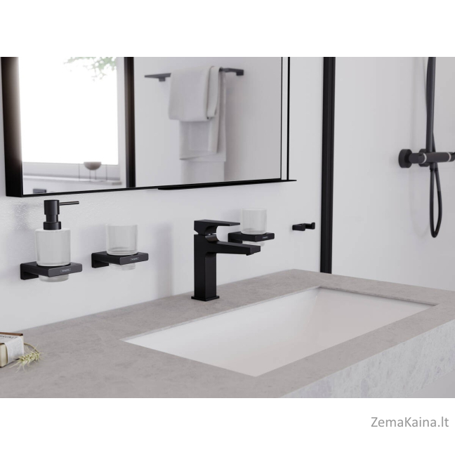 Skysto muilo dozatorius Hansgrohe AddStoris 41745670, juodas matinis 2