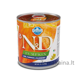 Šlapias šunų maistas - FARMINA N&D DOG LAMB&PUMPKIN&BLUEBERRY ADULT 285g