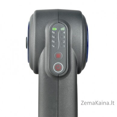 Smūginis masažuoklis Zyle ZY23MG, su 5 pakaitinėmis galvutėmis ir šildymo funkcija 4